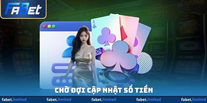 Chờ đợi cập nhật số tiền