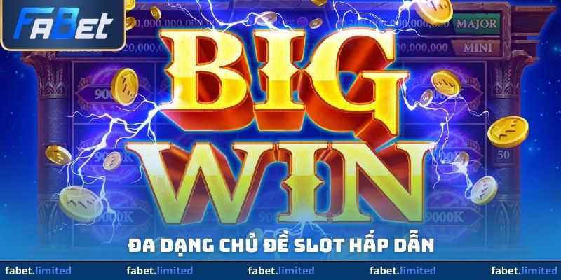 Đa dạng chủ đề Slot hấp dẫn