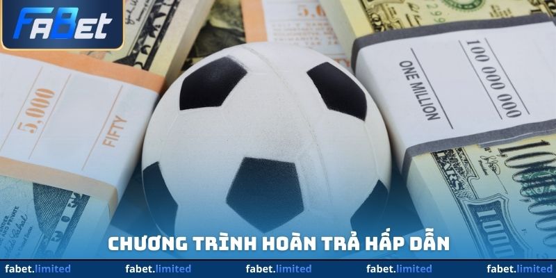 Ưu đãi hoàn lại khi cá cược tới 1.25%